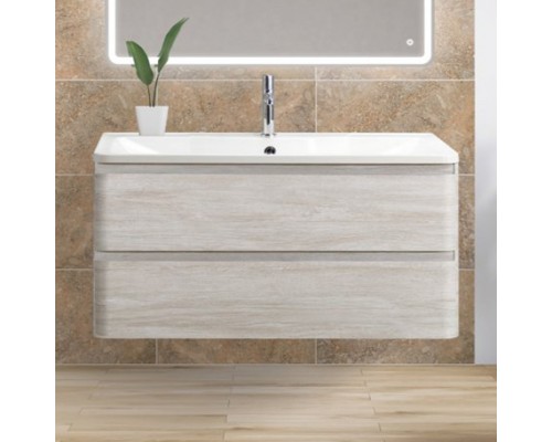 Тумба под раковину BelBagno Albano 100 подвесная, rovere vintage bianco