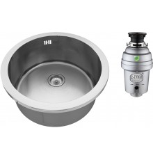 Комплект Мойка Zorg Inox RX ZR-500 + Измельчитель Inox D ZR-75 D