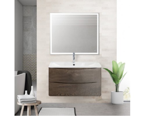 Мебель для ванной комнаты BelBagno Acqua 80 подвесная, robere nature grigio