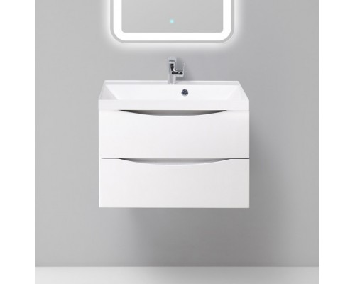 Тумба с раковиной BelBagno Marino 70 bianco lucido