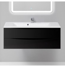 Тумба с раковиной BelBagno Marino 120 nero lucido