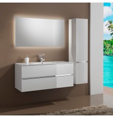 Мебель для ванной комнаты Sanvit Кубэ -2 100 белый глянец