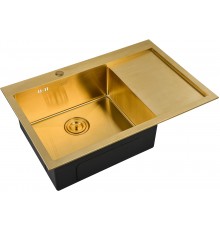 Мойка кухонная Zorg Inox Pvd SZR-7851-L Bronze