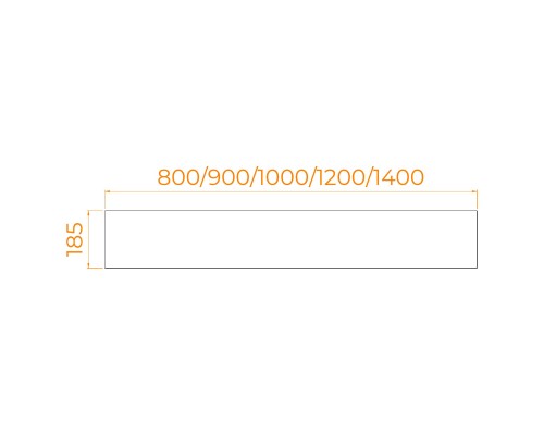 Экран для поддона RGW NA/STYLE фронтальный