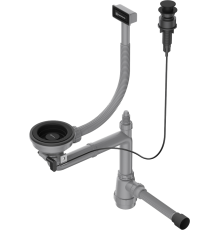 Сифон для мойки Omoikiri WK-1-A-GB графит