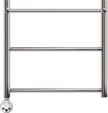 Полотенцесушитель электрический Point Афина PN04155PE 50x50, с полкой