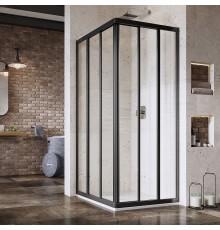 Душевой уголок Ravak Supernova ASRV3-90 Transparent, профиль черный