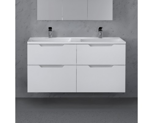 Тумба с раковиной Raval Wector 120, подвесная, белая