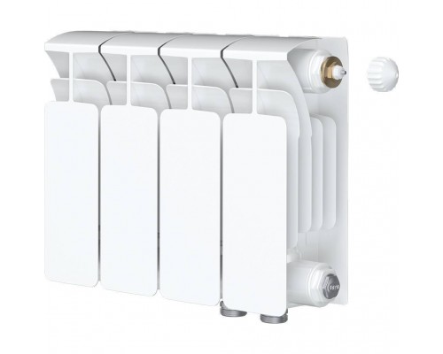 Радиатор биметаллический RIFAR BASE VENTIL 200 BVR 4 секций нижнее правое подключение (белый RAL 9016) 1RB20.VR-4 (1RB20.VR-4)
