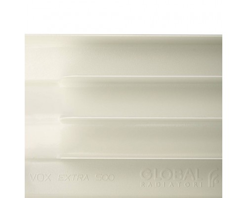 Радиатор алюминиевый Global VOX EXTRA 500 10 секций боковое подключение (белый RAL 9010) 83546 (83546)