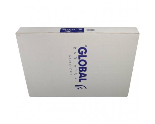 Радиатор алюминиевый Global VOX EXTRA 500 10 секций боковое подключение (белый RAL 9010) 83546 (83546)