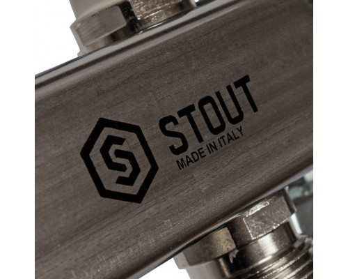 Коллектор из нержавеющей стали для радиаторной разводки STOUT 6 выходов (SMS 0923 000006) Коллектор из нержавеющей стали для радиаторной разводки STOUT 6 выходов (SMS 0923 000006)