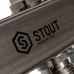Коллектор из нержавеющей стали для радиаторной разводки STOUT 6 выходов (SMS 0923 000006)