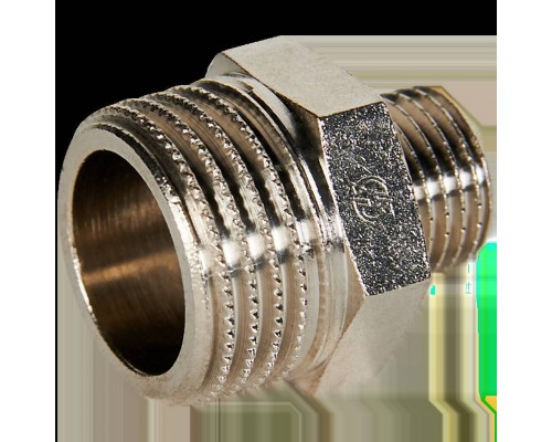 Ниппель НН STOUT переходной никелированный 1/2X1/4 (SFT-0004-001214) Ниппель НН STOUT переходной никелированный 1/2X1/4 (SFT-0004-001214)