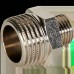 Ниппель НН STOUT переходной никелированный 1/2X1/4 (SFT-0004-001214)