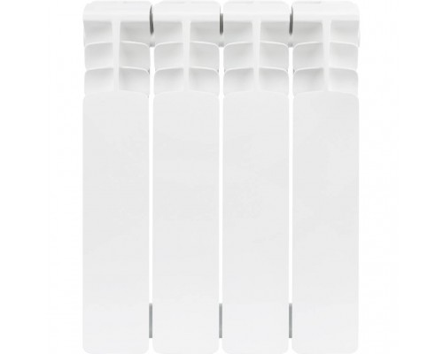 Радиатор биметаллический STOUT Space 350 4 секции боковое подключение RAL9016 SRB-0310-035004 (SRB-0310-035004)