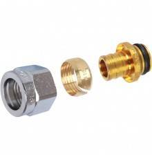 Концовка евроконус FAR для труб PEX 16х2.2, с накидной гайкой 1/2 (FC 6075 58845)