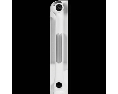 Радиатор алюминиевый STOUT Bravo 350 4 секции боковое подключение RAL9010 SRA-0110-035004 (SRA-0110-035004)