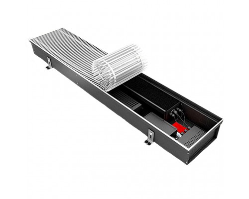 Внутрипольный конвектор VARMANN Qtherm ECO QECO 280.90.3000 RR U EV1 (решетка анодированная в цвет алюминия) (QECO 280.90.3000 RR U EV1)