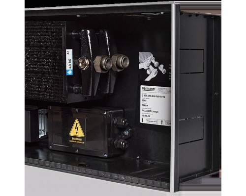 Внутрипольный конвектор VARMANN Qtherm Q 300.150.800 RR U EV1 (решетка анодированная в цвет алюминия) (Q 300.150.800 RR U EV1)