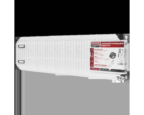 Стальной панельный радиатор ROMMER Compact 22/400/1400 боковое подключение RRS-2010-224140 (RRS-2010-224140)
