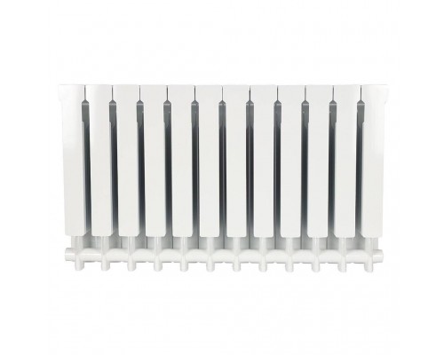 Радиатор алюминиевый STOUT VEGA 500 12 секций боковое подключение (белый RAL 9016) SRA-1310-050012 (SRA-1310-050012)
