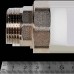 Муфта комбинированная Pro Aqua d=25-1 PP-R разъемная (американка) НР Белая (PA21015)