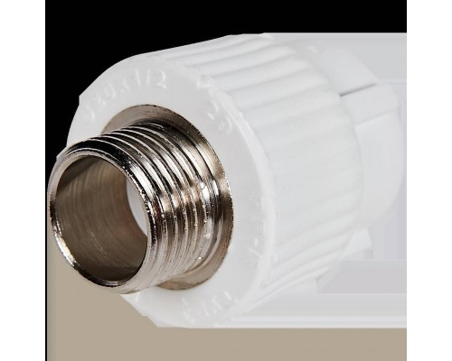 Муфта комбинированная Pro Aqua d= 20-1/2 PP-R НР Белая (PA23008P) Муфта комбинированная Pro Aqua d= 20-1/2 PP-R НР Белая (PA23008P)