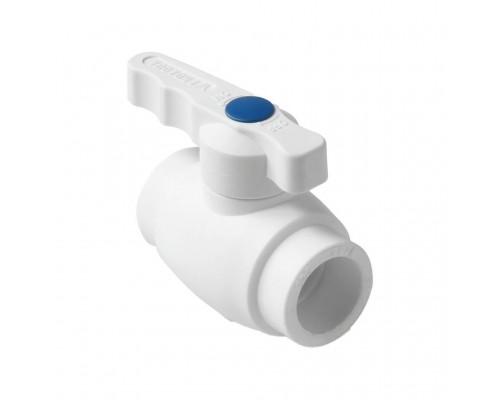 Шаровой кран полнопроходной Pro Aqua d= 25 PP-R Prime Белый (PA40510) Шаровой кран полнопроходной Pro Aqua d= 25 PP-R Prime Белый (PA40510)