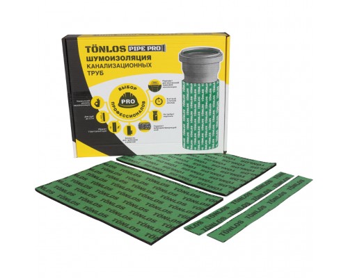TONLOS PIPE PRO Комплект для шумоизоляции  канализационных труб (261315)