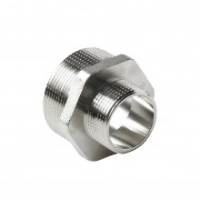 Ниппель Pro Aqua D 1 x 3/4 латунный резьбовой переходной, Н (06-M25-M20x)