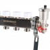 Коллектор из нержавеющей стали в сборе с расходомерами ROMMER 4 выхода (RMS-1210-000004)
