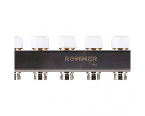 Коллектор из нержавеющей стали с расходомерами ROMMER 10 выходов (RMS-1200-000010) Коллектор из нержавеющей стали с расходомерами ROMMER 10 выходов (RMS-1200-000010)