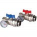 *RMS-1001-030001 ROMMER Комплект прямых шаровых кранов с термометрами 1” (RMS-1001-030001)