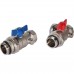 *RMS-1001-030001 ROMMER Комплект прямых шаровых кранов с термометрами 1” (RMS-1001-030001)
