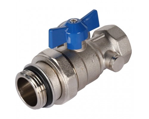 *RMS-1001-030001 ROMMER Комплект прямых шаровых кранов с термометрами 1” (RMS-1001-030001)