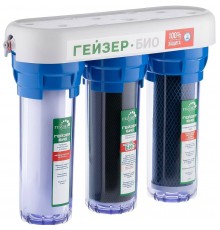 Фильтр трехступенчатый Гейзер БИО 312 (мех+Арагон М-Био+В+Fiber Pro) (66025)