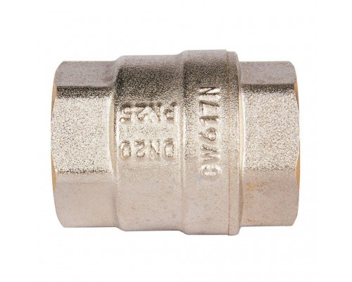 Клапан обратный пружинный муфтовый с пластиковым седлом ROMMER RVC-0002-000020 3/4 (RVC-0002-000020) Клапан обратный пружинный муфтовый с пластиковым седлом ROMMER RVC-0002-000020 3/4 (RVC-0002-000020)