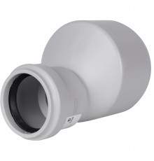 Переход эксцентрический канализационный бесшумный STOUT D 110 х 58 SKB-0013-011058 (SKB-0013-011058)