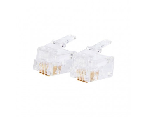 Коннектор 4P4C (RJ11), 10шт. Ectocontrol ec01062 (ec01062) Коннектор 4P4C (RJ11), 10шт. Ectocontrol ec01062 (ec01062)