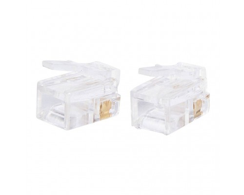 Коннектор 4P4C (RJ11), 10шт. Ectocontrol ec01062 (ec01062) Коннектор 4P4C (RJ11), 10шт. Ectocontrol ec01062 (ec01062)