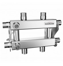 Кольцевой коллектор для отопления GIDRUSS на 2 контура RMSS-40-2 (G, 90 мм) (RM 40A30 21)