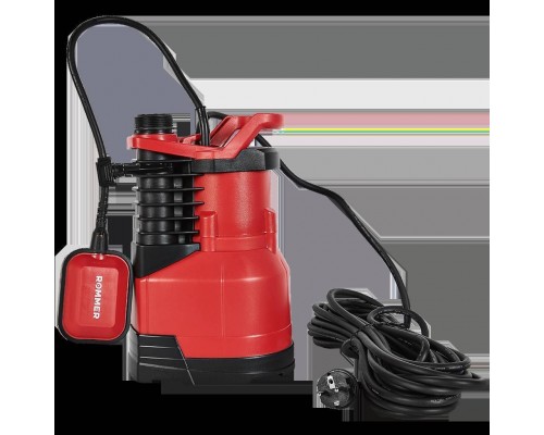 Насос дренажный ROMMER PROFI, кабель 10м, 900 Вт, для чистой воды RDP-0003-100900 (RDP-0003-100900)