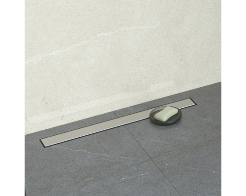 13701231 BETTOSERB Душевой лоток BETTO DRAIN Frameless Line 650 Хром матовый/полая под плитку, без рамки (13701231)