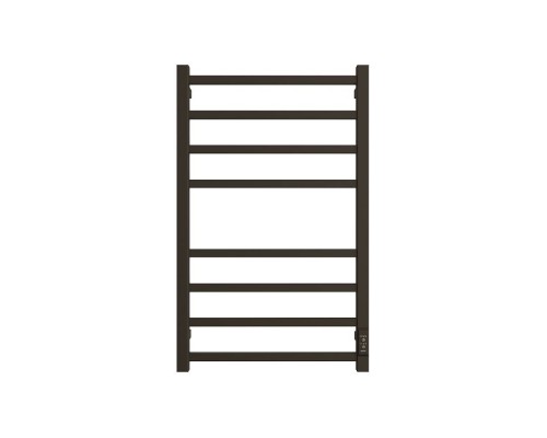 Полотенцесушитель STOUT электрический FORTE quadro 80*50 Черный матовый (SHQ-F2QQ-008050)