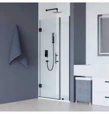 Душевая дверь в нишу RGW Hotel HO-012-B 1000х1950 профиль черный, стекло прозрачное