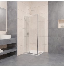 Душевой уголок RGW Passage PA-02+90 см (77-90)x90x185 профиль хром, стекло прозрачное