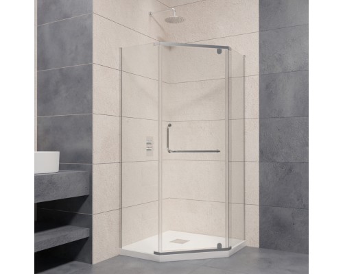 Душевой уголок RGW Passage PA-081 80х80, профиль хром, стекло прозрачное