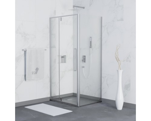 Душевой уголок RGW Stilvoll SV-03+90 см (119-122)x90x200 профиль хром, стекло прозрачное