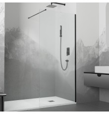 Душевая перегородка RGW Walk In WA-010-B 80x200, стекло прозрачное